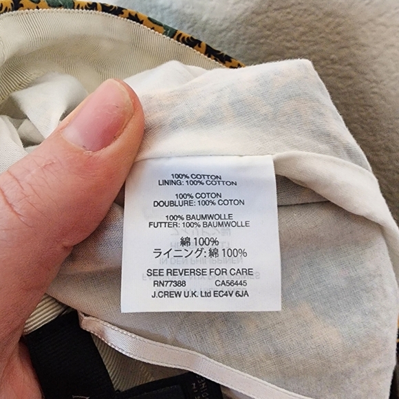 J. Crew Ratti Elephant Print Skirt 10 - Picture 8 of 9